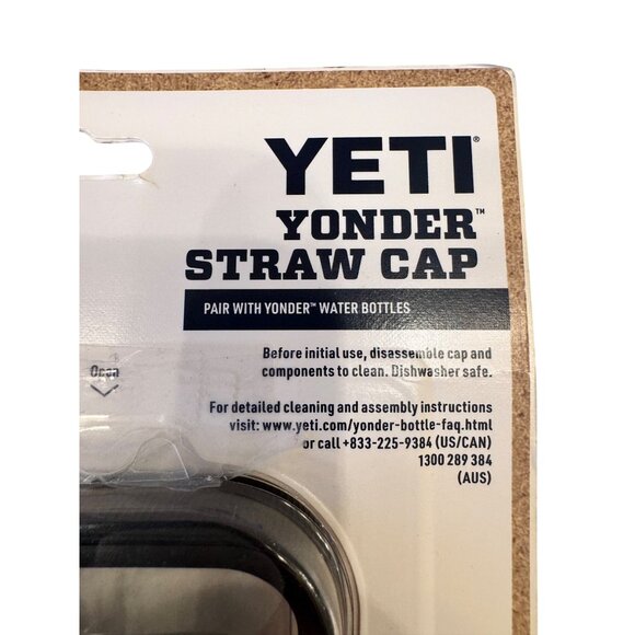Yeti Younder Straw Cap For Water Bottles Two Staws NWB - Picture 2 of 3